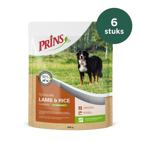 Prins TotalCare Lamb &amp; Rice 6 &times; 2,5 kg